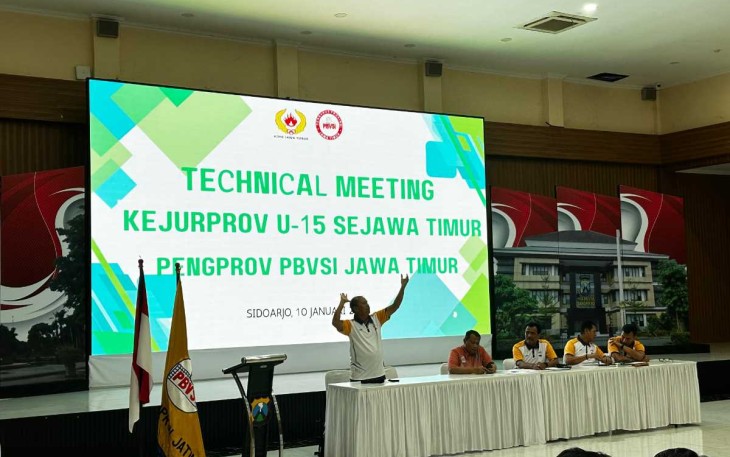 Technical meeting PBVSI Pengprov Jatim