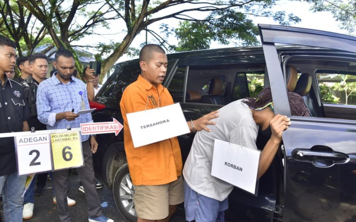 Rekonstruksi kasus pembunuhan 