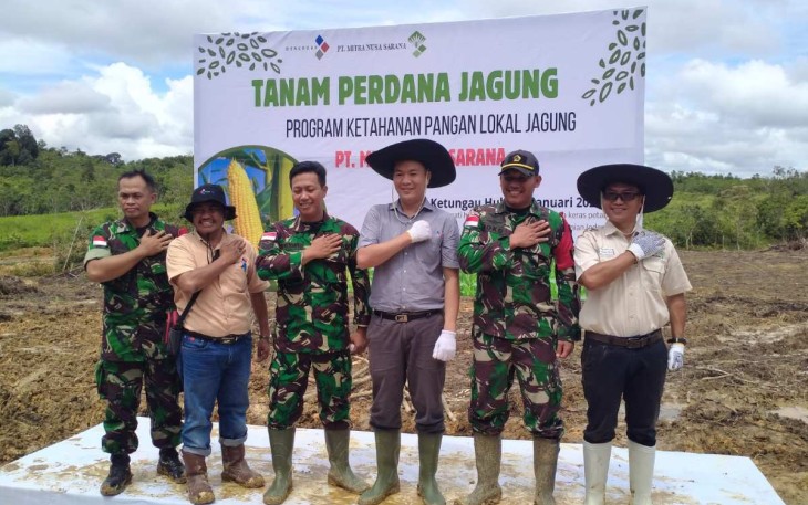 Tanam jagung perdana di perbatasan, Rabu (22/1)