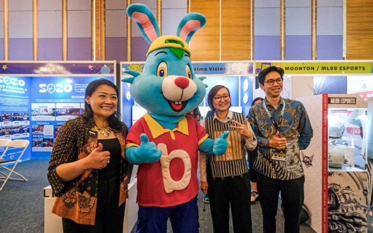 Wamenekraf menghadiri IP Expo Indonesia untuk mendukung pengembangan IP lokal dalam mendorong ekonomi kreatif sebagai the new engine of growth