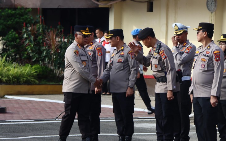 Kapolrestabes Medan Pimpin Apel Personel