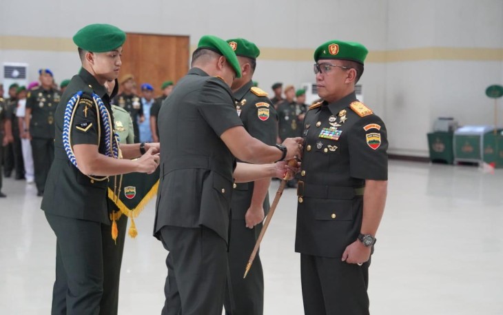 Mayjen TNI Rio Firdianto Pimpin Sertijab Danrem 032/WB