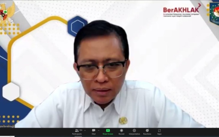 Dirjen Bangda Kemendagri Restuardy Daud 