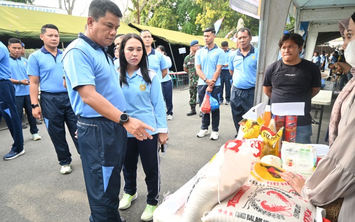 Lanud Soewondo Medan Galar Bazaar Murah Dalam Rangka Memperingati HUT ke-79 TNI AU