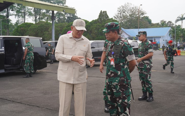Danlanud Soewondo Mendukung Kelancaran Kegiatan Kunjungan Menhan RI ke Sumut 