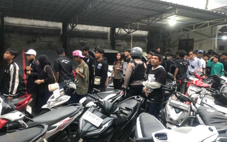 Konvoi 200 remaja di Cengkareng 