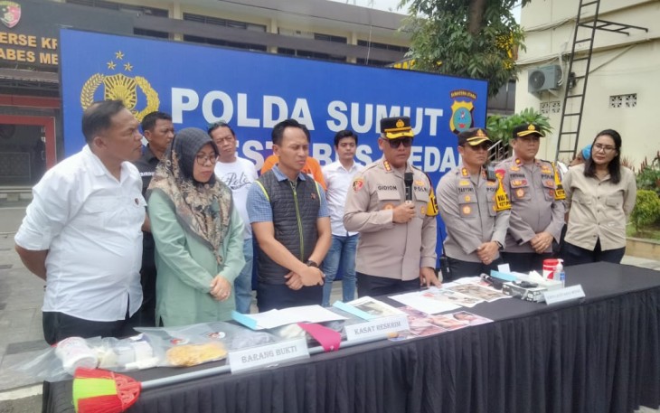 Pelaku Berhasil Ditangkap Petugas Unit PPA Sat Reskrim Polrestabes Medan.
