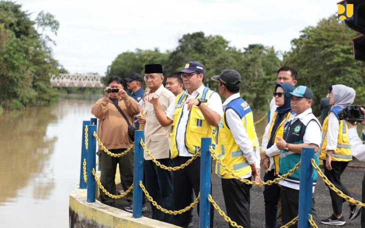 Menteri Dody Memastikan Bendung Argoguruh Siap Dukung Swasembada Pangan 