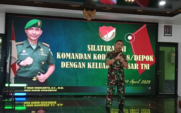 Dandim 0508/Depok Ajak Masyarakat Wujudkan Indonesia Berdikari Lewat Silaturahmi Keluarga Besar TNI
