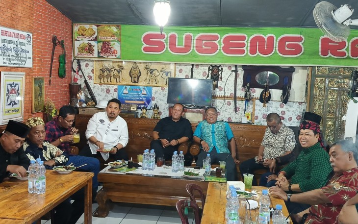 Staf Ahli Pangdam I/BB Mempererat Hubungan Bersama Keluarga Besar Paguyuban Jawa
