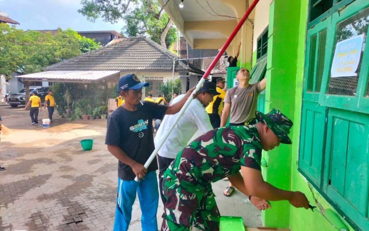 Karya bakti di ponpes Tremas Arjosari 