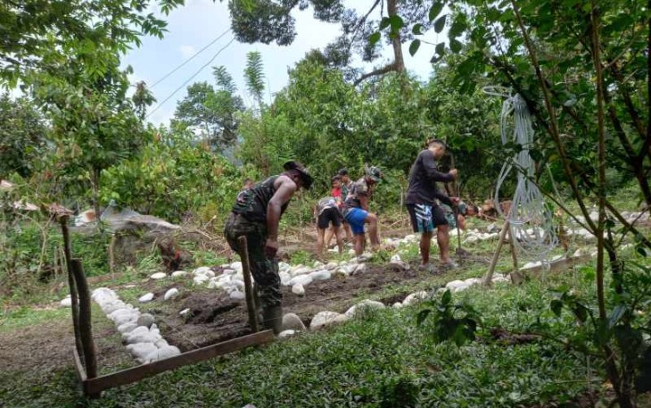Pembangunan RTLH di lokasi TMMD Kodim Palopo 