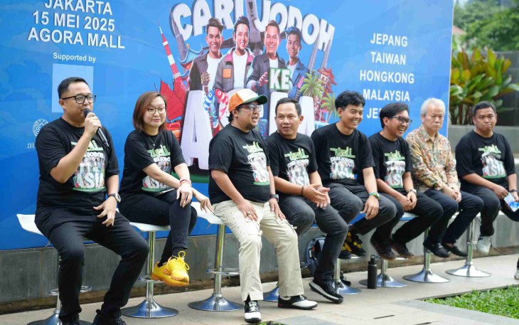 Wamenekraf berkolaborasi dengan Kementerian Luar Negeri berhasil membawa Wali untuk mencari jodoh di level Asia dalam perayaan ulang tahun Wali Band yang ke 25 tahun, Autograph Tower, Jakarta (15/05/25)_