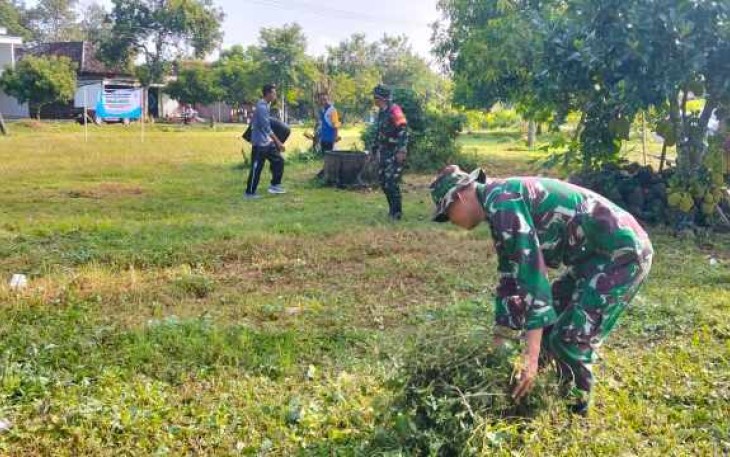 Karya bakti BBGRM di wilayah desa binaan 