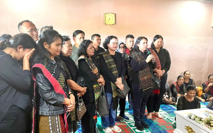 Kementerian HAM Sumut Kunjungi Rumah Duka Berikan Penghormatan Terakhit