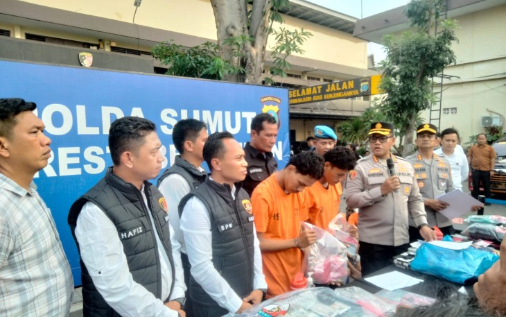 Kapolrestabes Medan Paparkan Kasus Kejahatan.