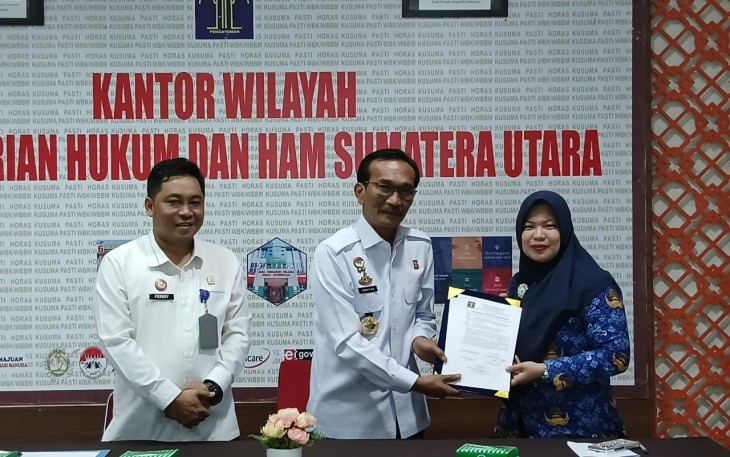 Kakanwil Kemenkumham Sumut Gelar Rapat Harmonisasi.