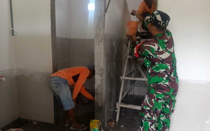 Rehab Mushola di wilayah desa binaan 