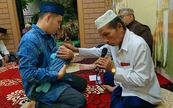 Penabalan nama putri pertama Al Ustadz Azhar Lubis 