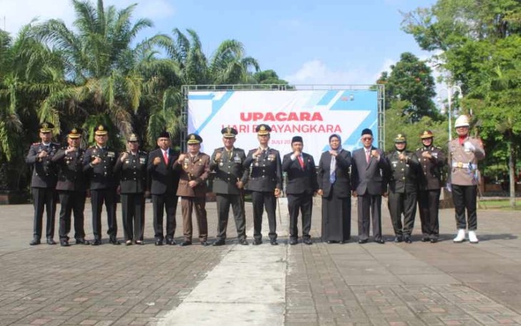 Peringatan Hari Bhayangkara Ke-79 di Kabupaten Trenggalek 