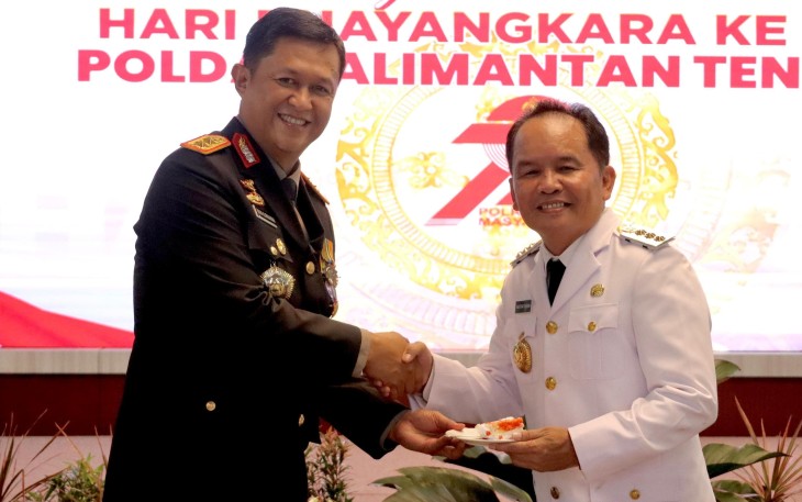 Hari Bhayangkara ke-79, Gubernur dan TNI Beri Kejutan Ke Kapolda Kalteng