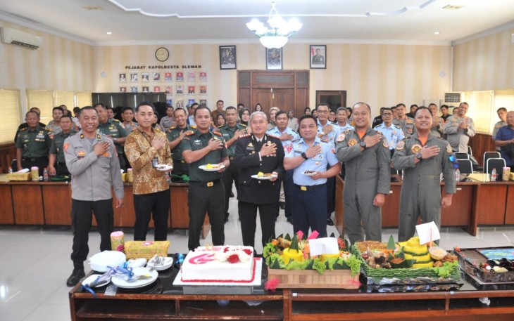 Hari Bhayangkara Ke-79 di Mapolres Sleman