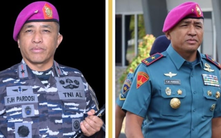 Brigjen TNI Marinir F.J.H Pardosi sebagai Komandan Pangkalan Utama TNI AL (Danlantamal) X/Jayapura