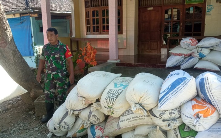 Komitmen TNI Dukung Hanpangan Di Wilayah Pacitan Melalui Program Sergab