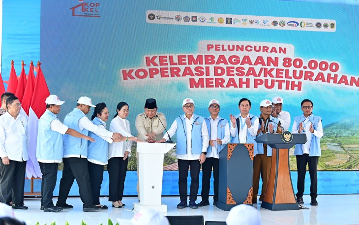 Puan Hadiri Peluncuran Koperasi Merah Putih di Klaten