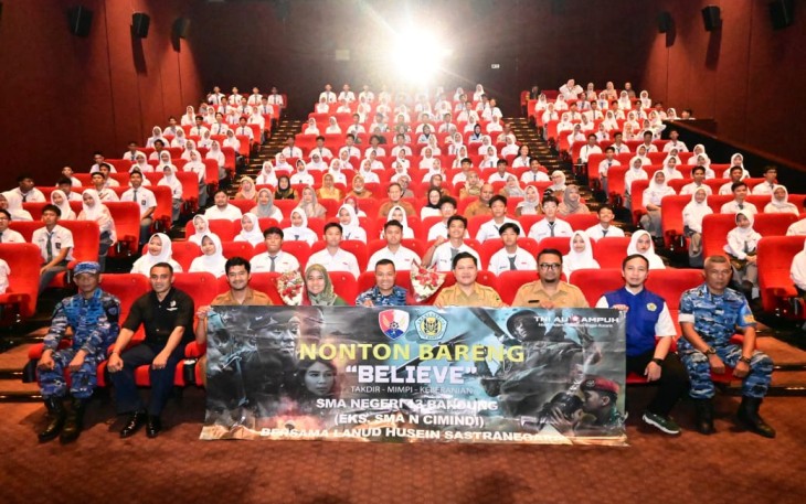 Nobar film Believe di Bandung