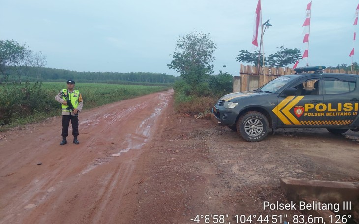 Polsek Belitang III Gelar Patroli Huting