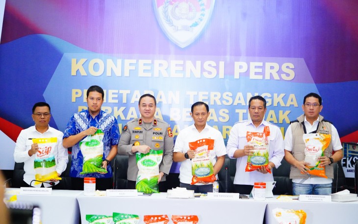 Kasatgas Pangan Polri sekaligus Direktur Tindak Pidana Ekonomi Khusus Bareskrim, Brigjen Pol. Helfi Assegaf, Selasa (5/8/25)