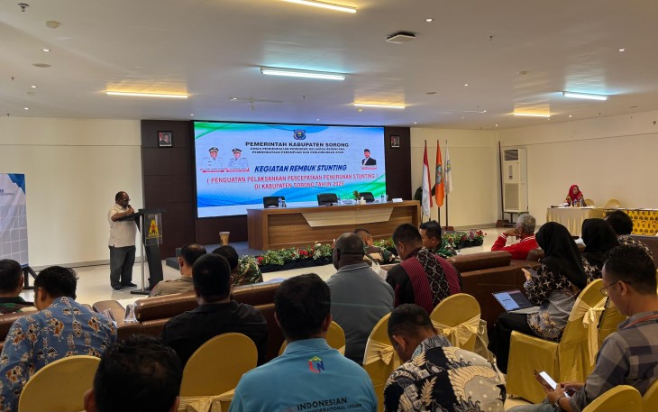 Koarmada III Tegaskan Komitmen Dukung Percepatan Penurunan Stunting di Kabupaten Sorong