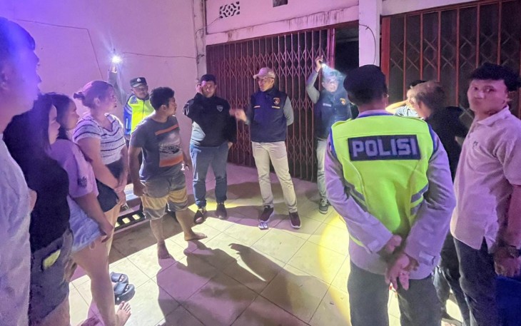 Polsek Belitang III Sambangi Tempat Hiburan Malam
