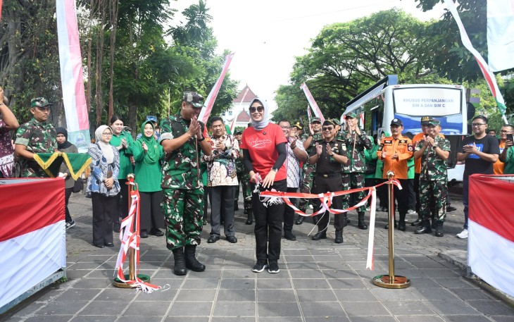 Korem 074/Warastratama Gelar Pameran Alutsista TNI 