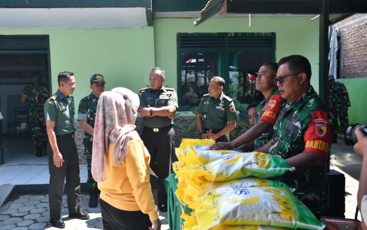 Program GPM dan RTLH Kodim Ponorogo Ditinjau Danrem 081/Dsj