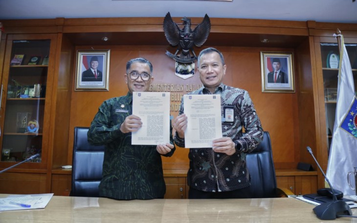 Direktorat Jenderal (Ditjen) Otonomi Daerah (Otda) Kementerian Dalam Negeri (Kemendagri) menjalin kerja sama dengan Ditjen Peraturan Perundang-Undangan Kementerian Hukum