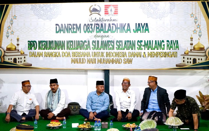 Danrem 083/Bdj Kolonel Inf Kohir bersama Keluarga Besar KKSS Malang Raya, Kamis (11/9)