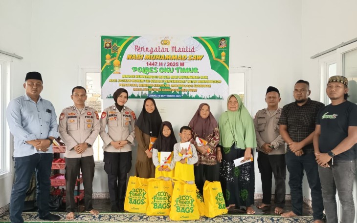 Polsek Belitang III Gelar Peringatan Maulid Nabi Muhamad SAW 1447 H