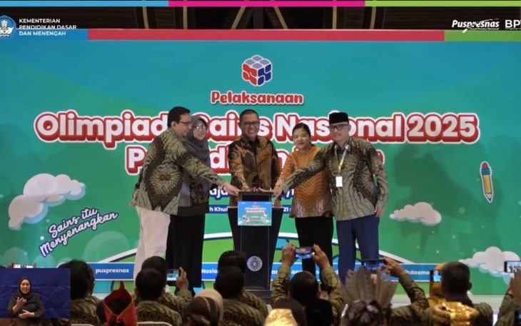 OSN 2025 Torehkan 344 Ribu Pendaftar SD dan 196 Ribu Pendaftar SMP