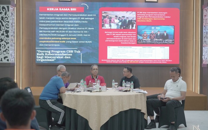 Menteri Imigrasi dan Pemasyarakatan, Sekretaris Jenderal (Sekjen) Imigrasi dan Pemasyarakatan, Asep Kurnia, gelar Coffee Morning: Sekjen Mendengar, Jumat (26/9)
