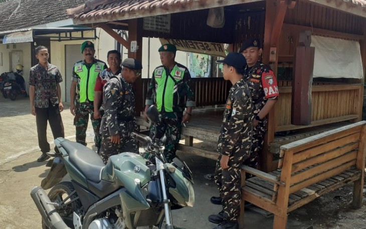 Patroli gabungan wilayah Kodim 0803/Madiun