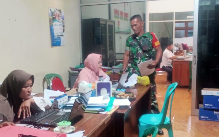 Pemutakhiran data penduduk di wilayah desa binaan 