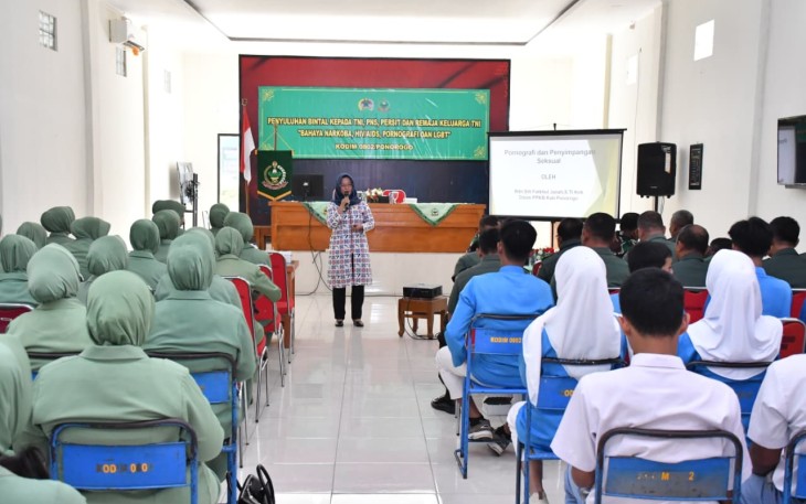 Penyuluhan bintal Kodim 0802 Ponorogo 