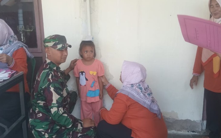 Posyandu anak wilayah desa binaan 