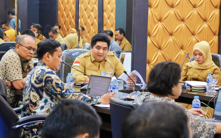 Pemerintah Kabupaten Bintan bersama KPK RI Gelar Rapat Koordinasi dan Evaluasi Monitoring MCSP