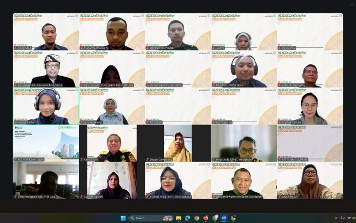 Bea Cukai Aceh Gelar Webinar UMKM Naik Kelas, Siap Mendunia, Dorong UMKM Tembus Pasar Global dengan Integritas