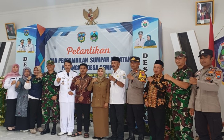 Pelantikan Perangkat Desa Sempu