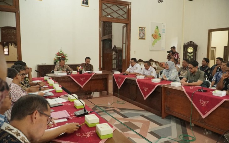 KAI Daop 4 Semarang saat pertemuan dengan Pemerintah Kabupaten Kudus pada Selasa, 15 Juli 2025, di Kabupaten Kudus.