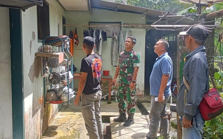 Koramil 0801/08 Tulakan saat Terima Kunjungan Kerja Tim Survey Dari Zidam V/Brawijaya